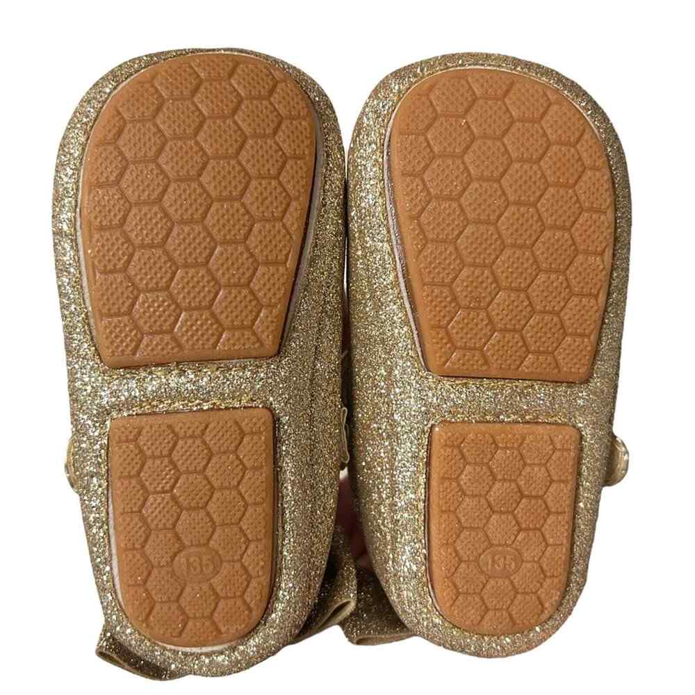 Felix & Flora Gold Sparkle Baby Shoes Size 18-24 Mo NWT - Picture 5 of 11